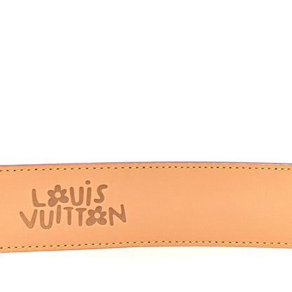 Louis Vuitton Monogram Craggy 40mm LV Tag Reversible Belt 100 40 Chocolate 4 of 5
