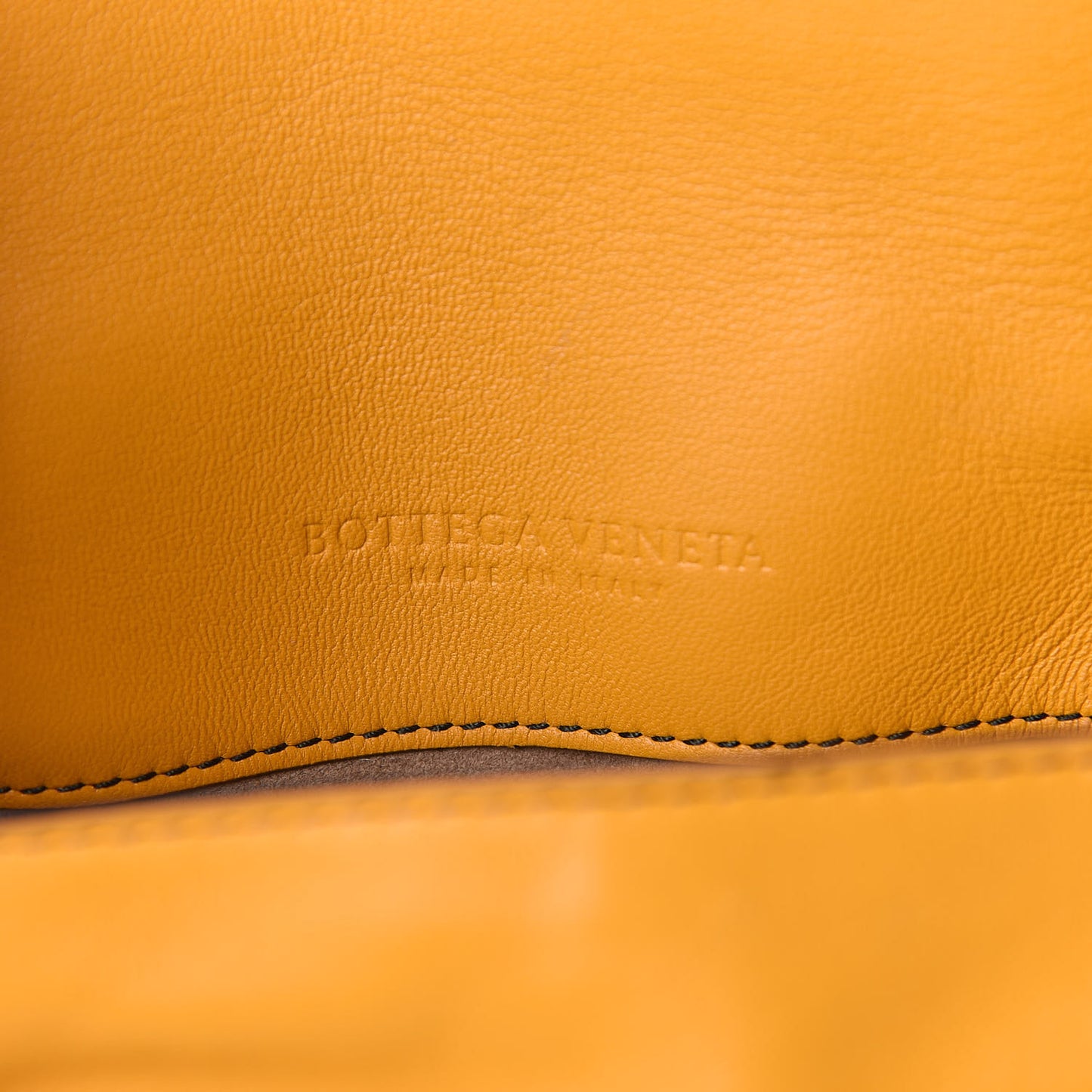 Nappa Intrecciato Small Nodini Flap Crossbody Marigold