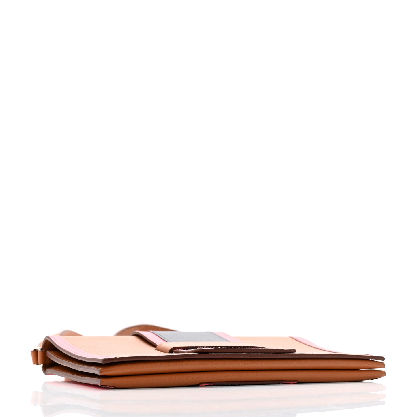 Evercolor Evercolor H Passant Clutch Gold Rose Azalee Bleu Nuit