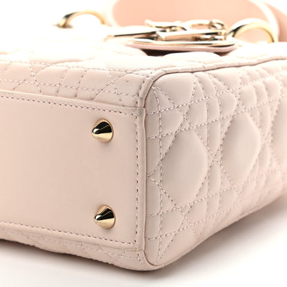 Christian Dior Lambskin Cannage Small Lucky Badges My Lady Dior Pink 10 of 10