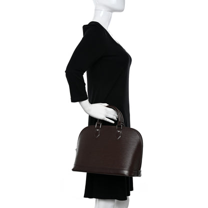 Louis Vuitton Epi Alma PM Moka 2 of 10