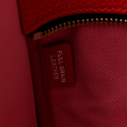 Marc Jacobs Grained Calfskin Small The Tote Bag True Red 7 of 9