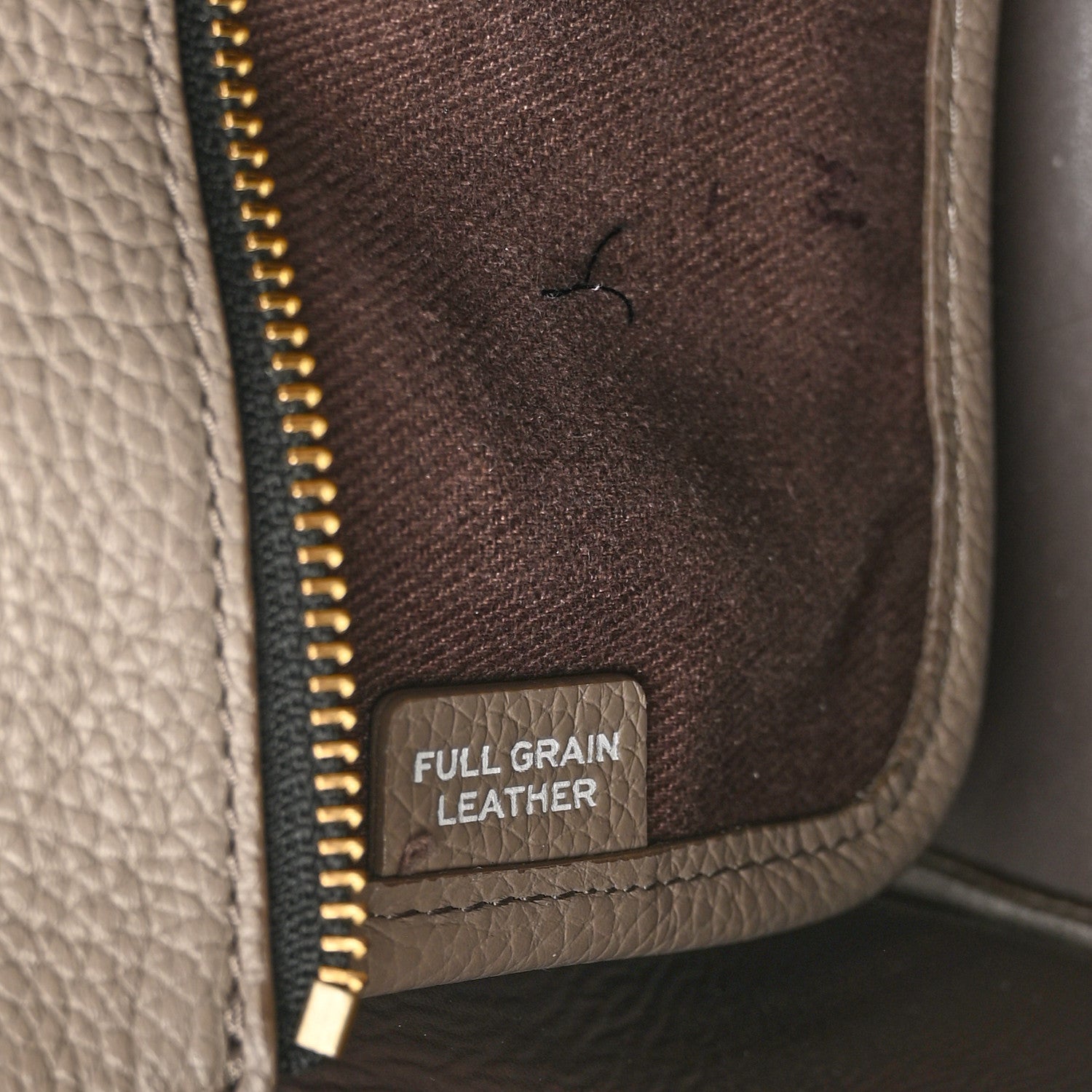 Marc Jacobs Grained Calfskin Small The Tote Bag Taupe 7 of 13