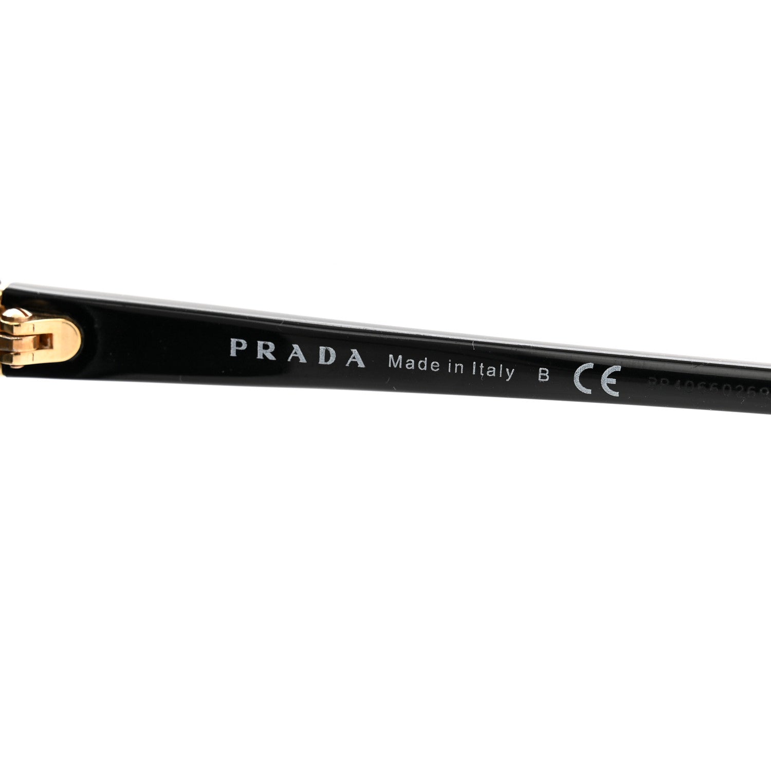 Prada Acetate Sunglasses SPR 01O Black 5 of 7