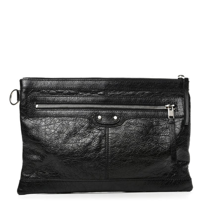 Balenciaga Agneau Arena Classic Hardware Medium Clip Black 1 of 7