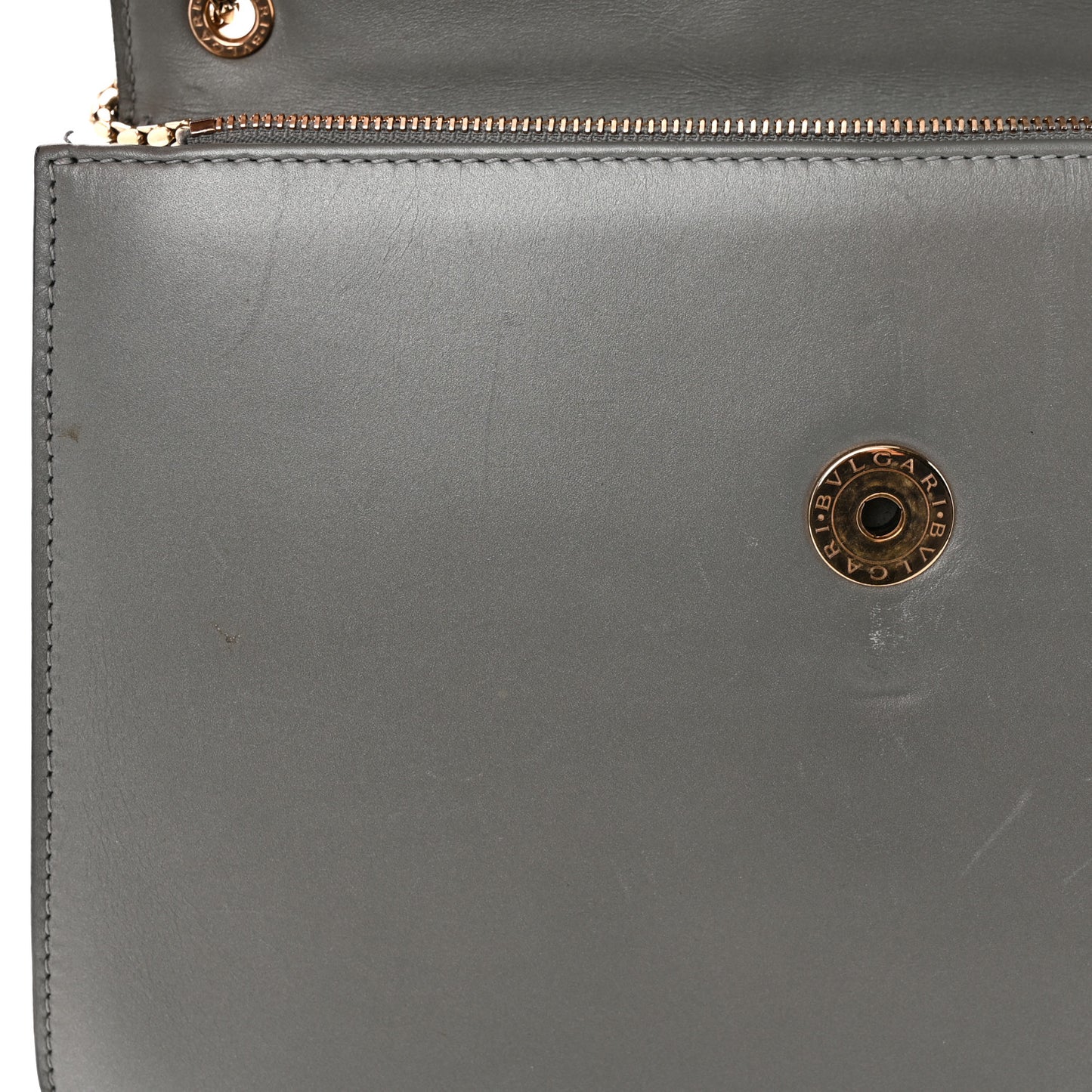 Calfskin Galuchat Serpenti Forever Shoulder Bag Grey
