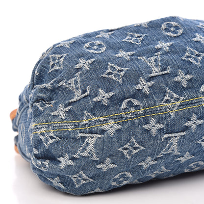 Louis Vuitton Monogram Denim Pleaty Blue 8 of 11