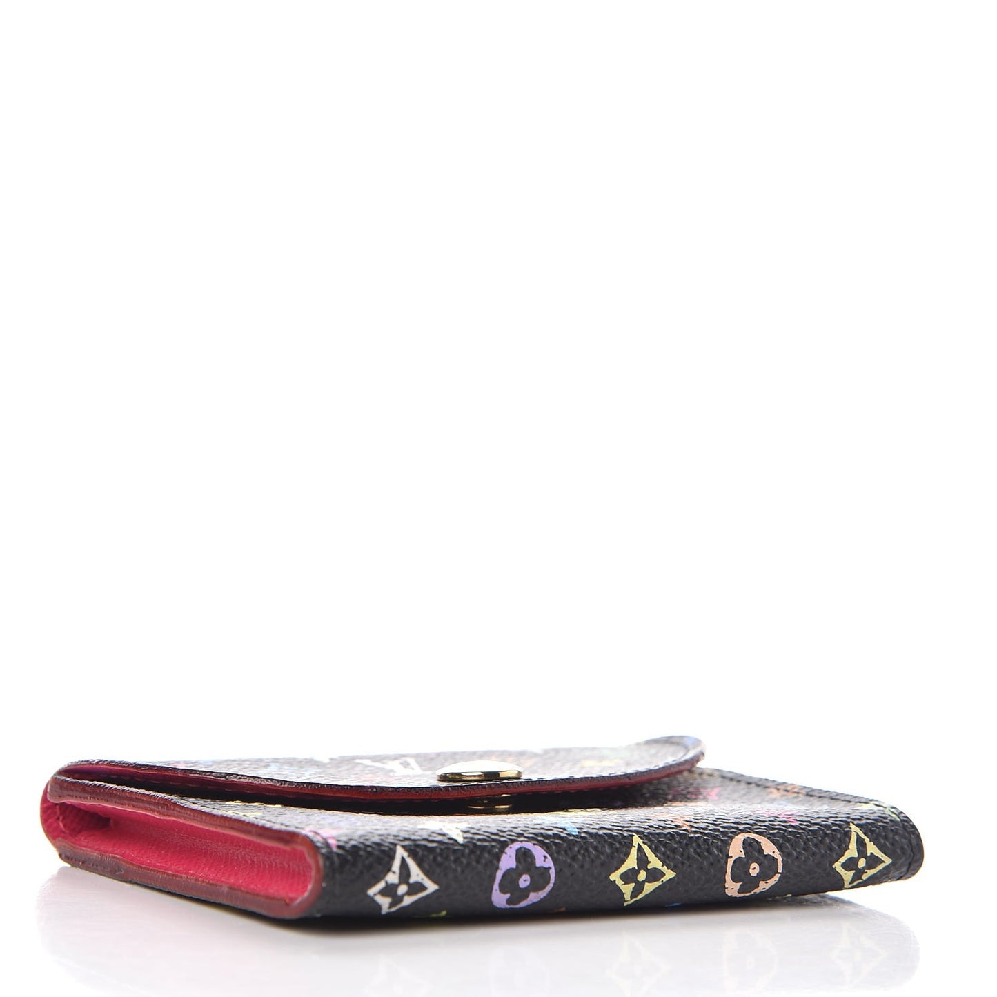 Monogram Multicolor Business Card Holder Black Grenade