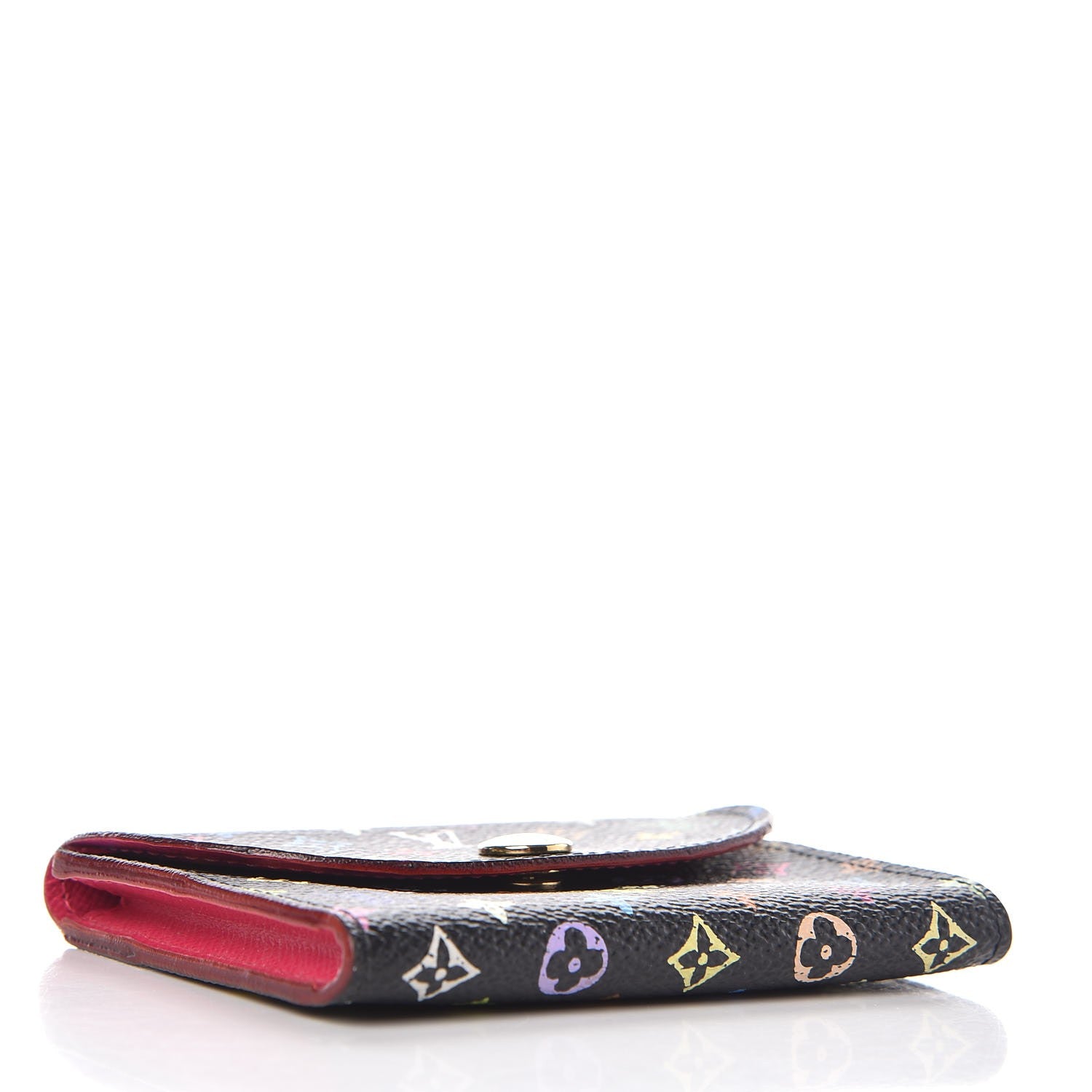 Louis Vuitton Monogram Multicolor Business Card Holder Black Grenade 4 of 10