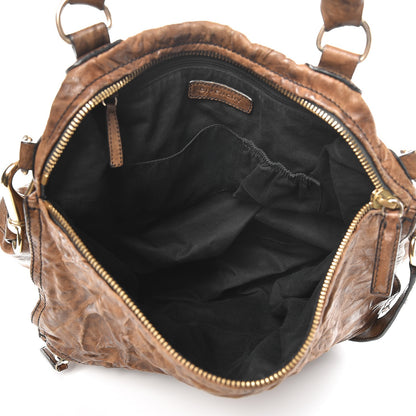 Givenchy Tumbled Sheepskin Large Pandora Brown 5 of 12
