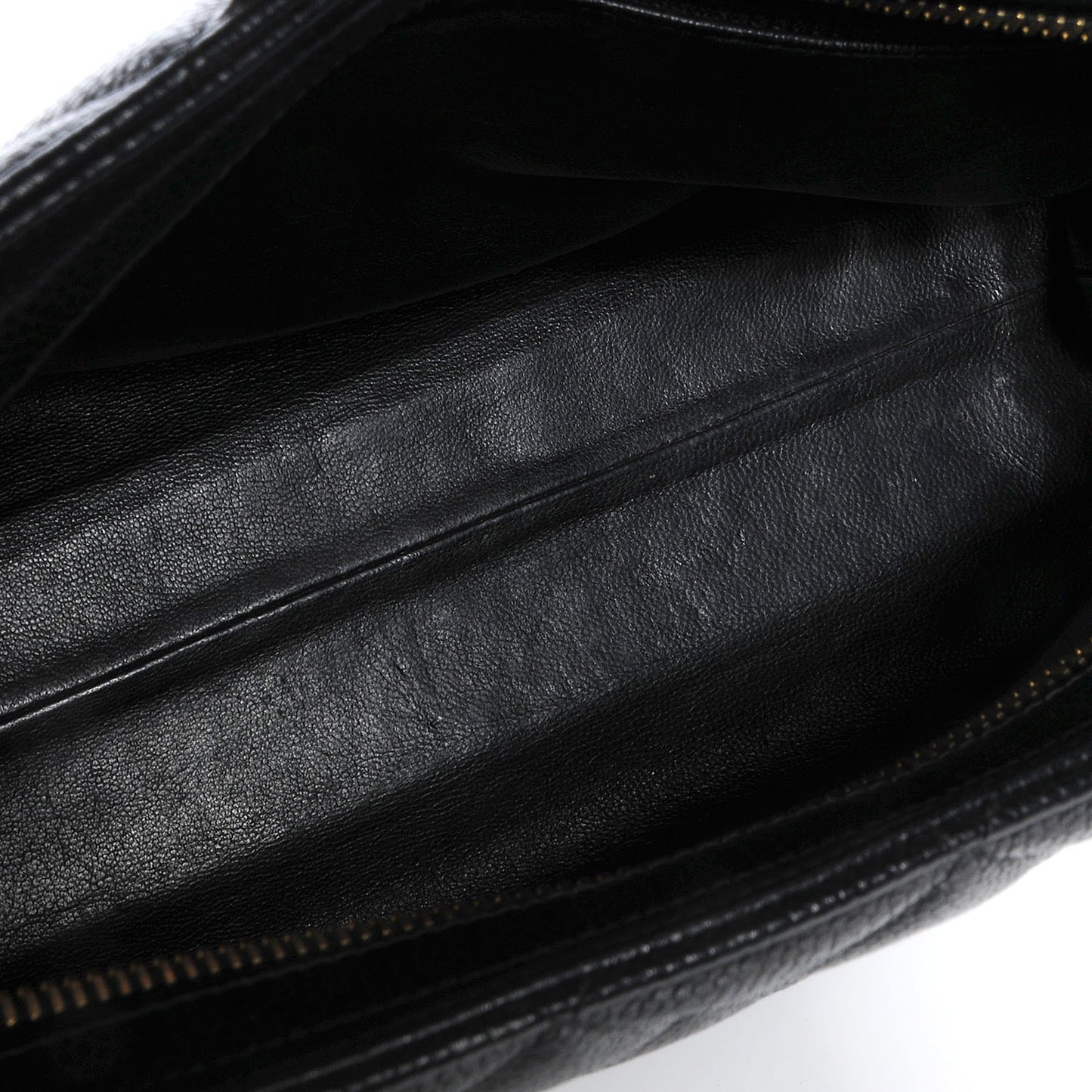 Caviar Quilted Shoulder Bag Black