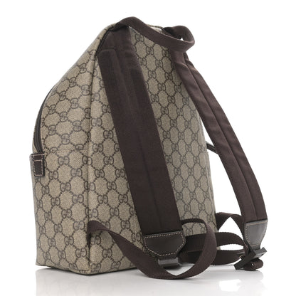 Gucci GG Supreme Monogram Margaux Calfskin Childrens Day Backpack Beige Ebony Cocoa Dark Chocolate 2 of 9