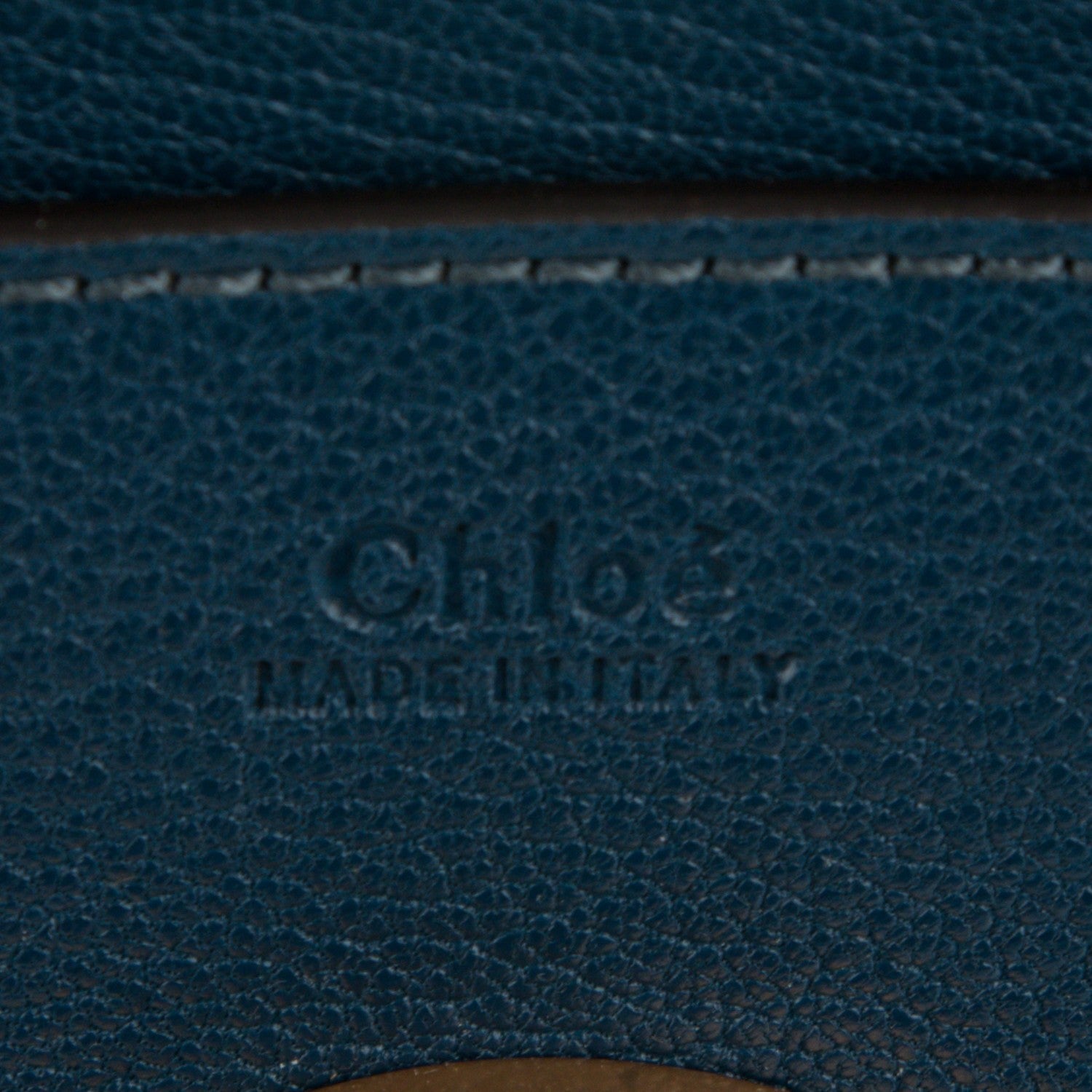 Chloe Goatskin Medium Mily Shoulder Bag Denim Blue 6 of 8