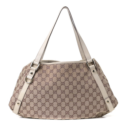 Gucci Monogram Medium Abbey Shoulder Bag Off White 1 of 11