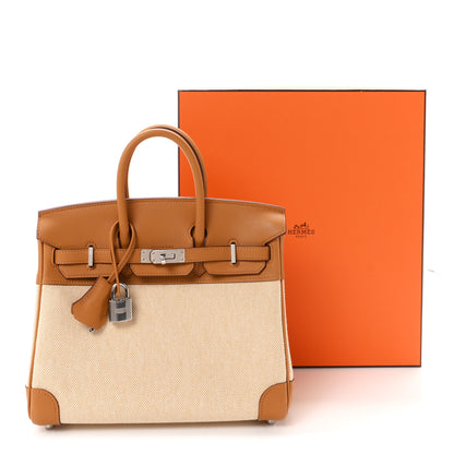 Hermes Toile H Swift Birkin 25 Sesame 11 of 11