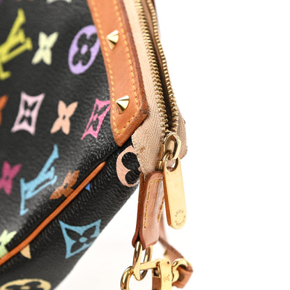 Louis Vuitton Monogram Multicolor Pochette Accessories Black 12 of 14