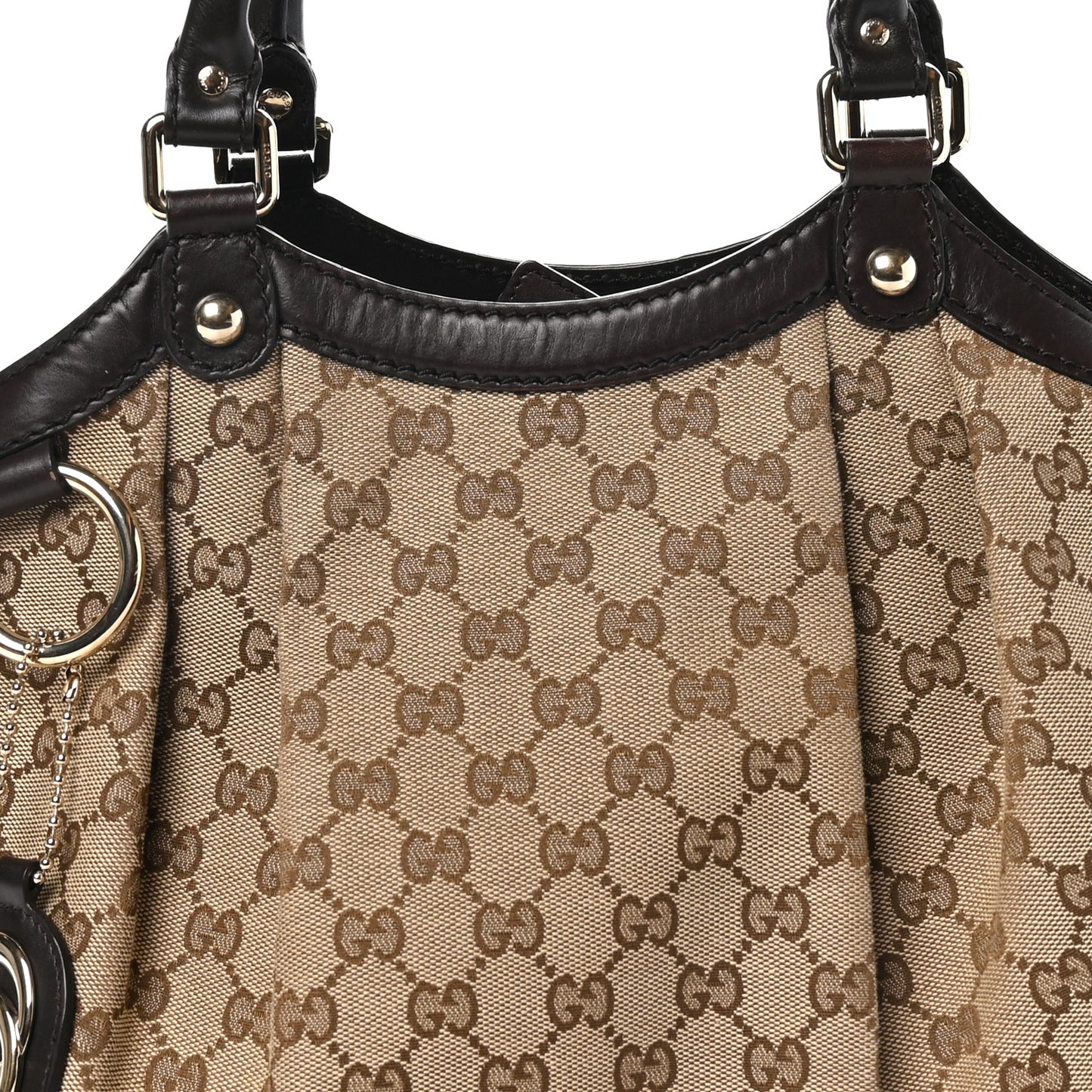 Monogram Medium Sukey Tote Dark Brown