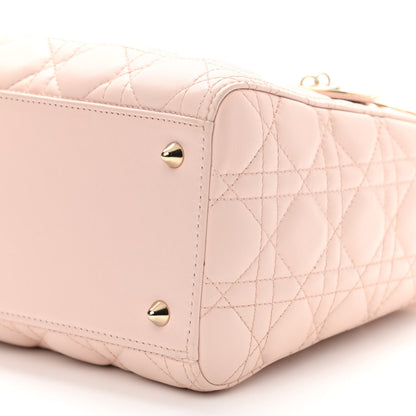 Christian Dior Lambskin Cannage Medium Lady Dior Light Pink 10 of 13