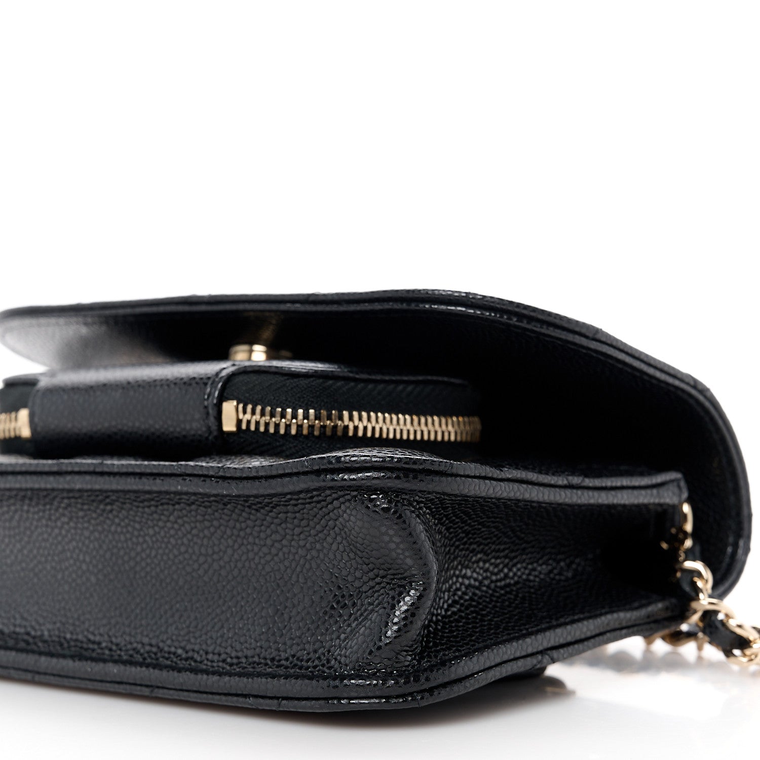 Chanel Caviar Quilted Business Affinity Clutch With Chain Black 11 of 12