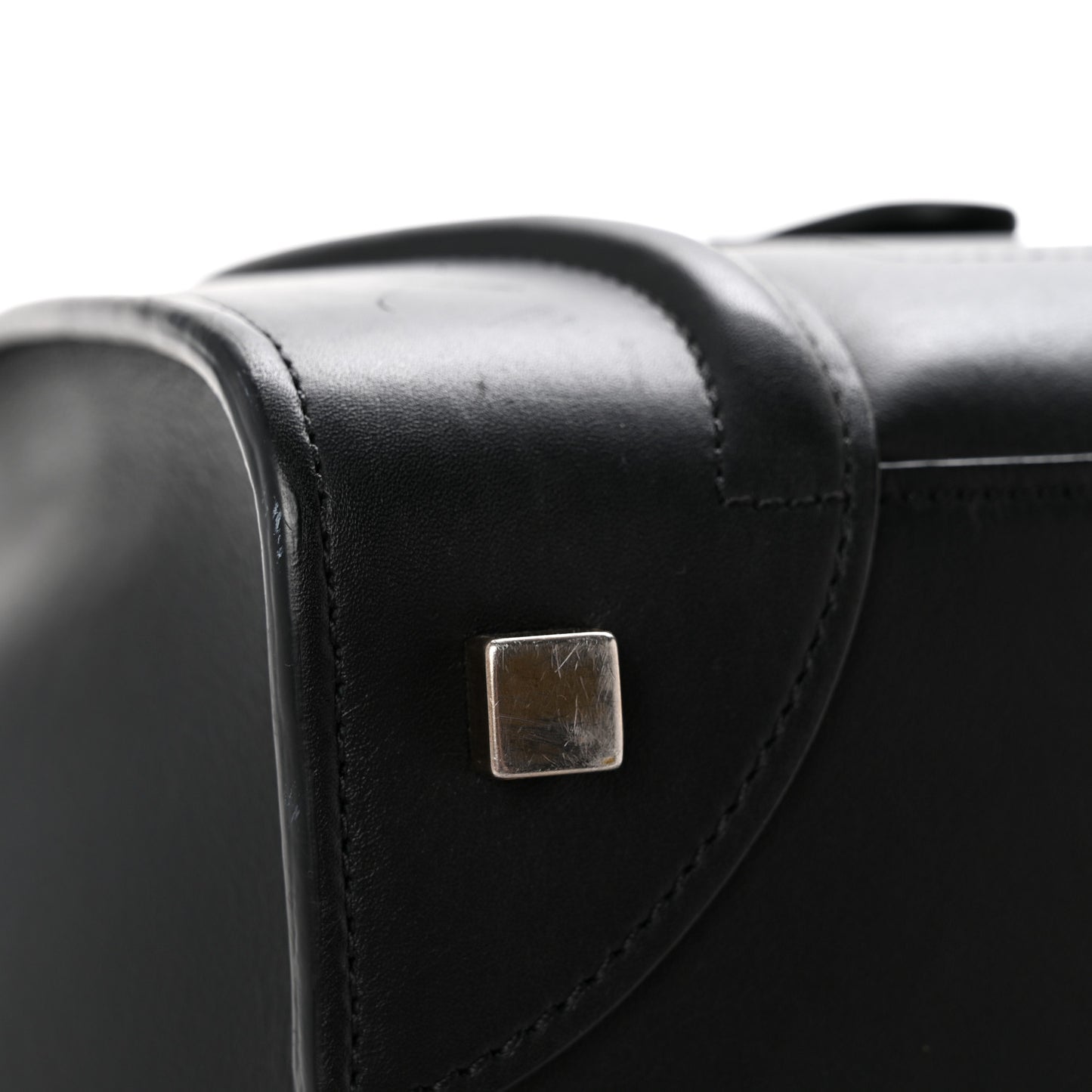 Smooth Calfskin Mini Luggage Black