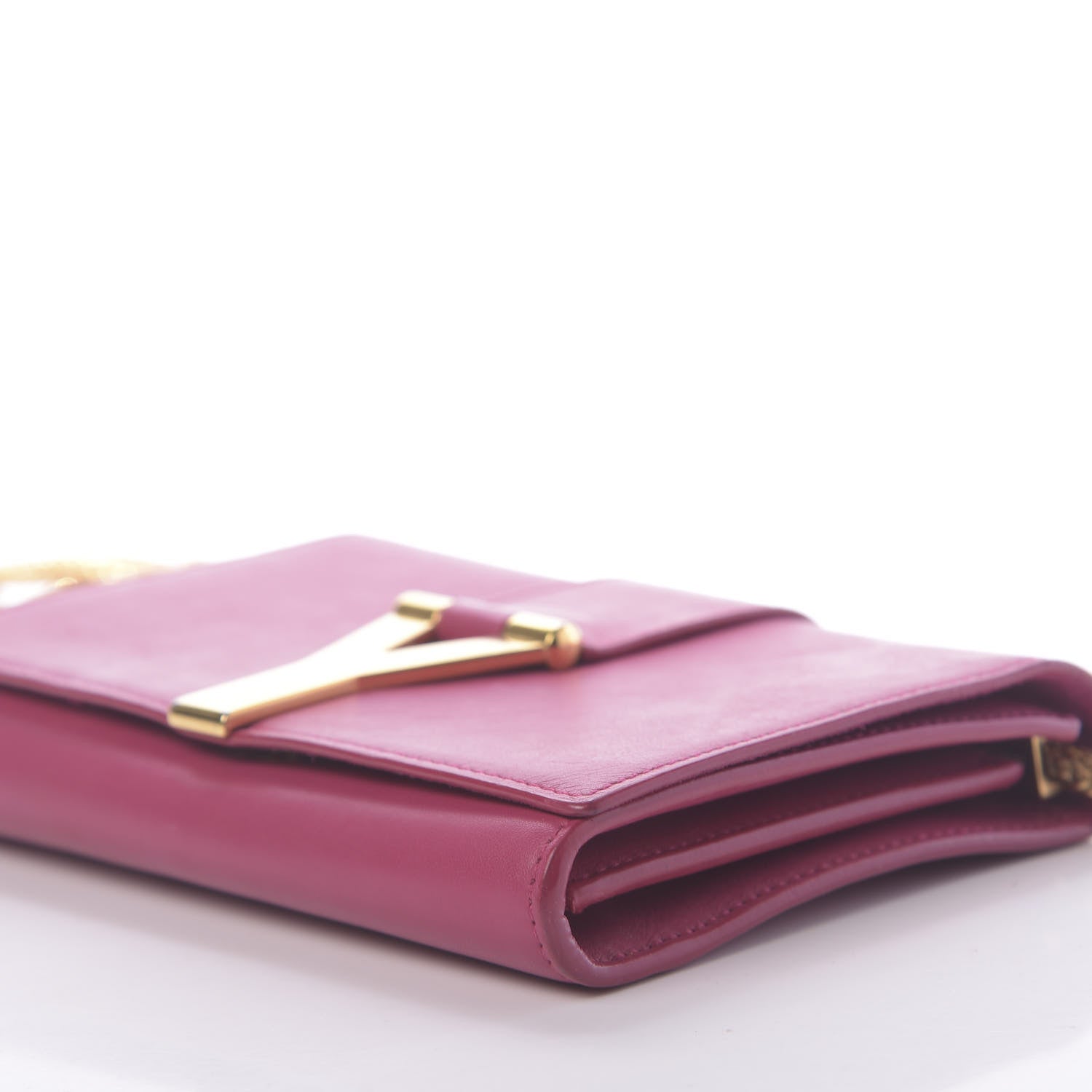 Saint Laurent Calfskin Small Classic Y Satchel Fuchsia 6 of 14