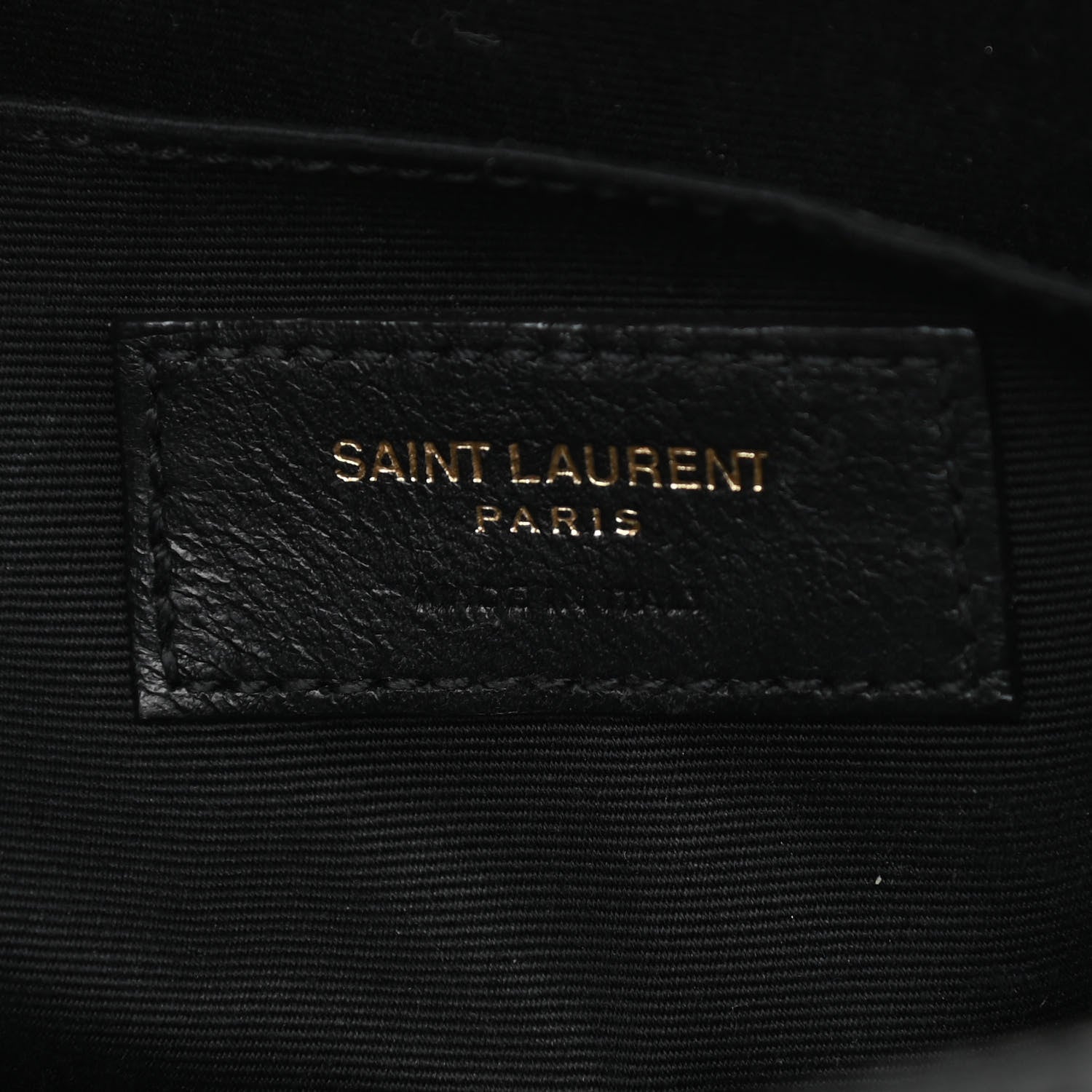 Saint Laurent Suede Calfskin Monogram Lou Camera Bag Black 6 of 14