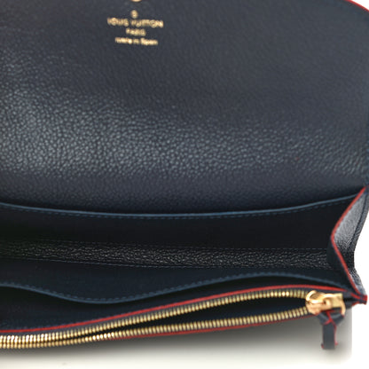Louis Vuitton Empreinte Emilie Wallet Marine Rouge 5 of 10