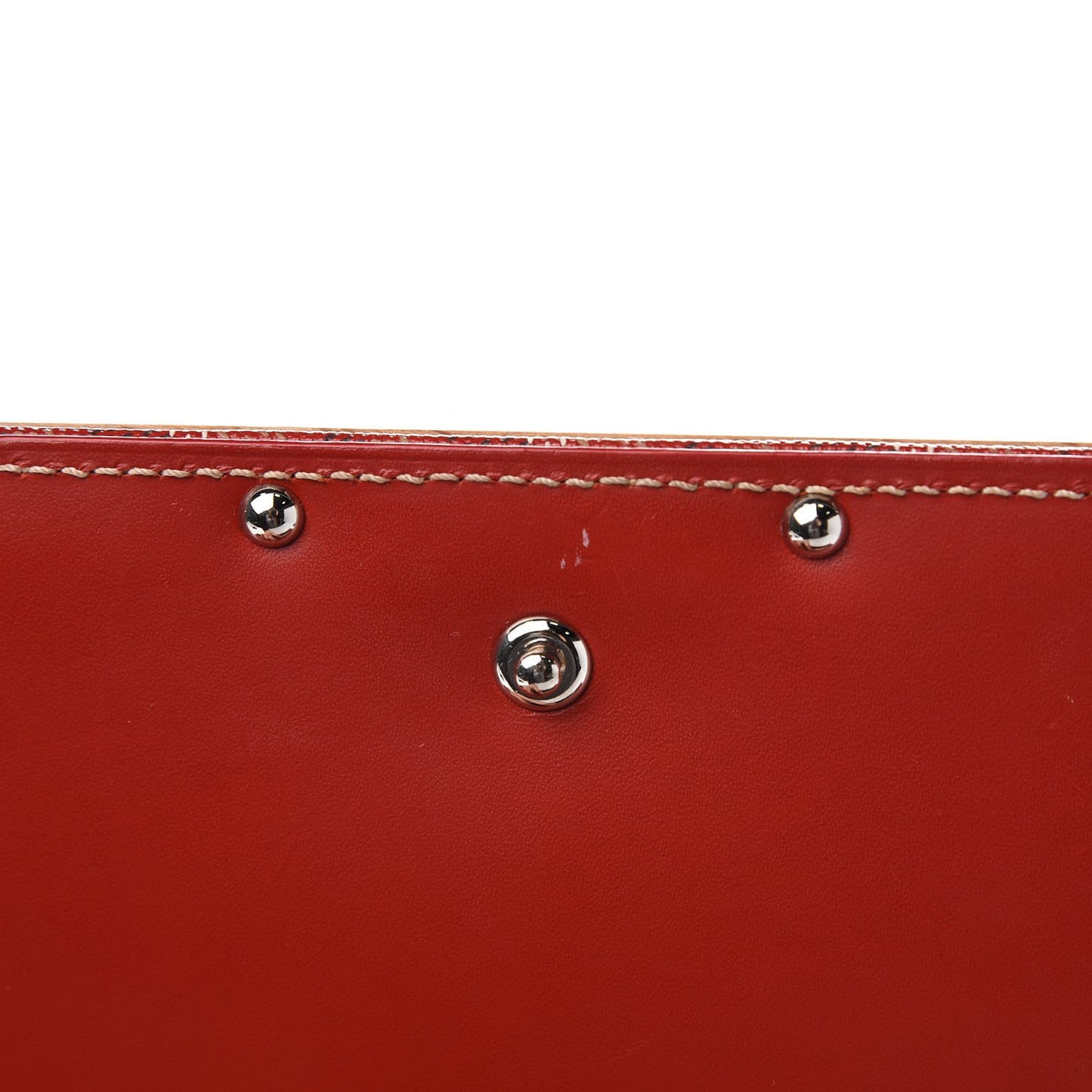 Goyardine Monte Carlo Bois Clutch Red