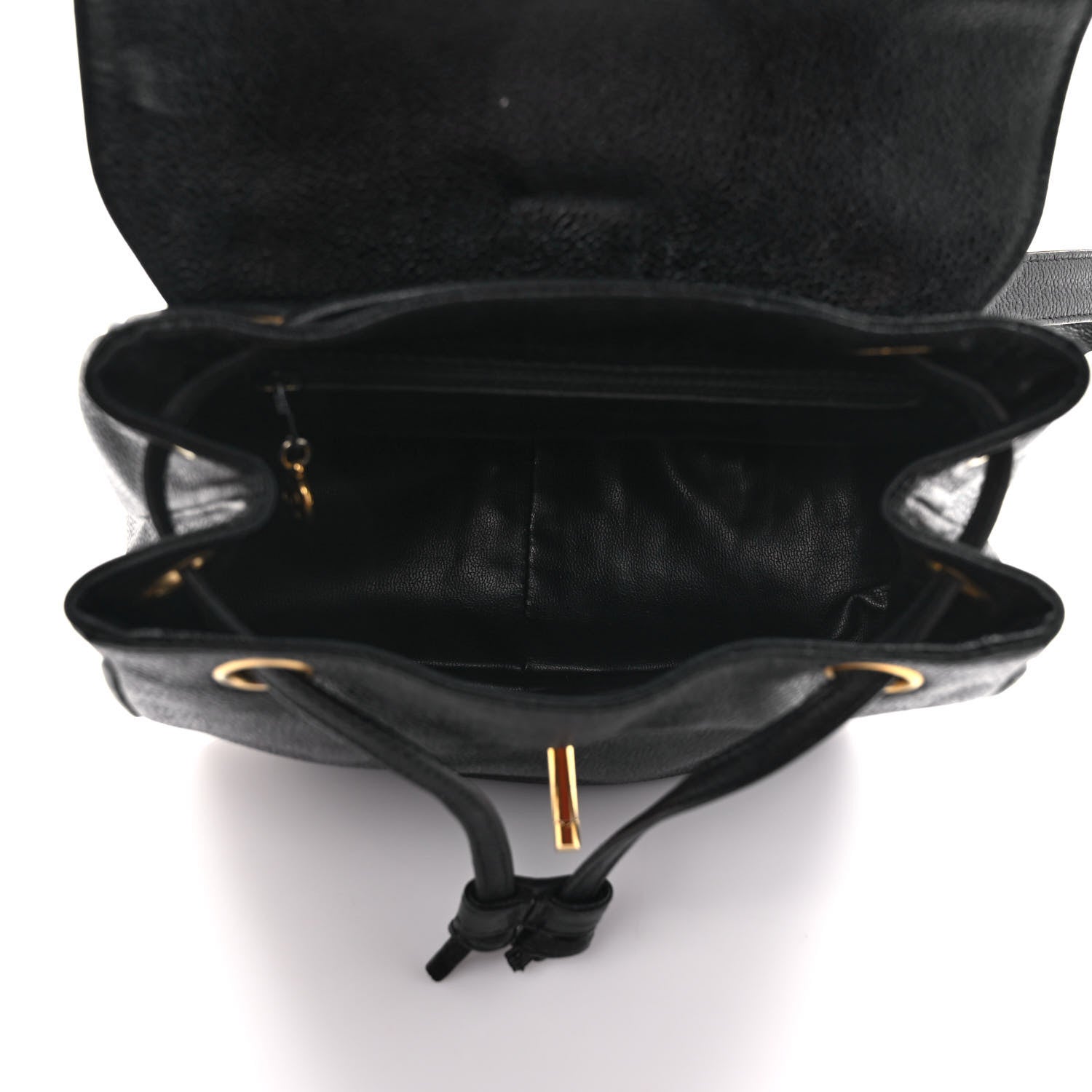 Chanel Caviar CC Backpack Black 4 of 10