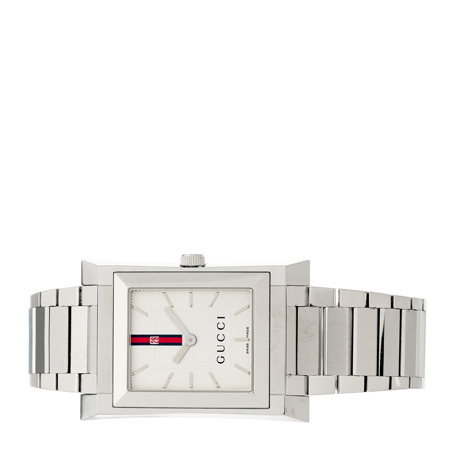 Stainless Steel 29mm 111M Quartz Watch Silver