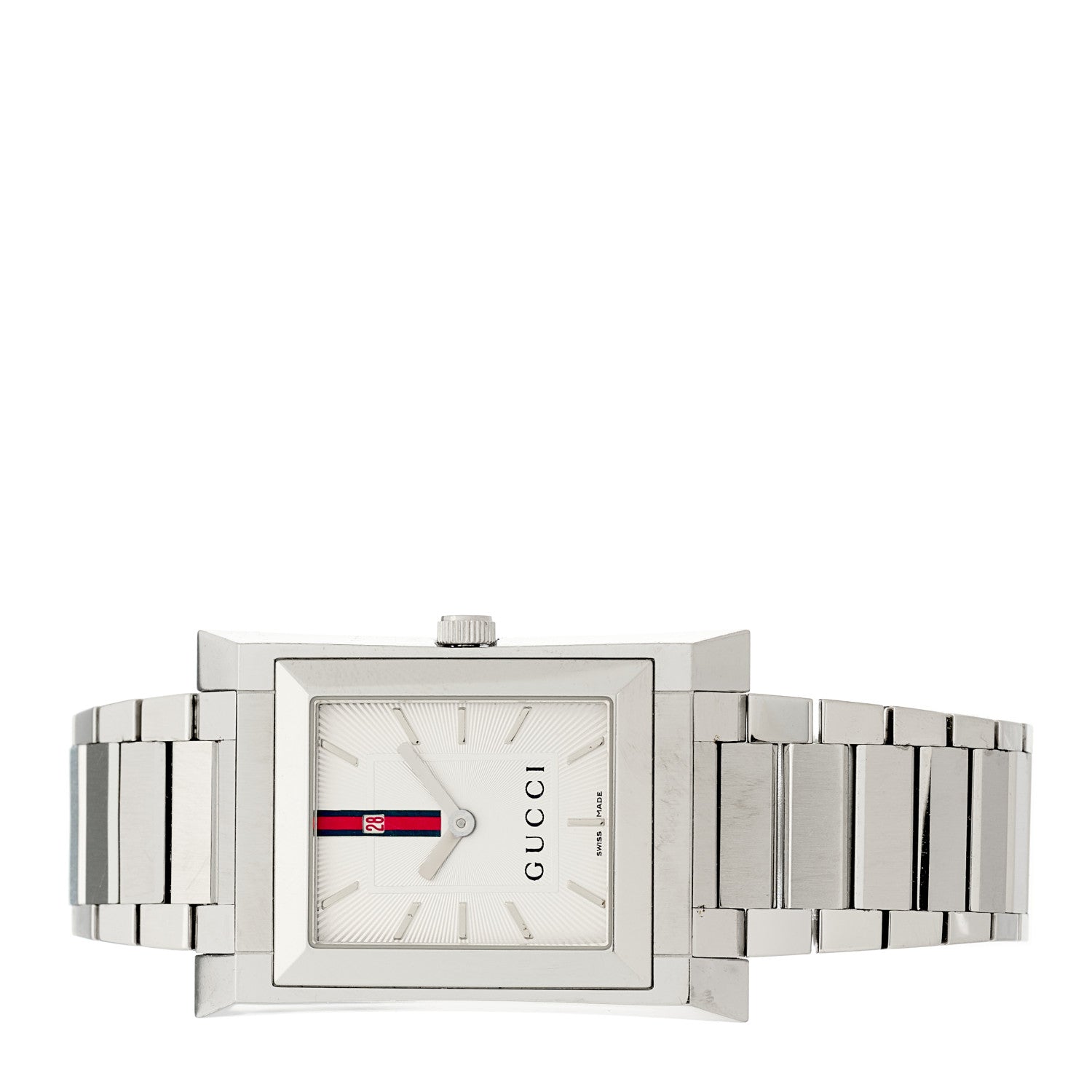 Gucci Stainless Steel 29mm 111M Quartz Watch Silver 2 of 4