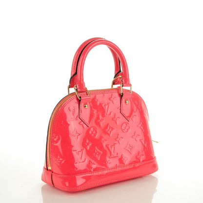 Louis Vuitton Vernis Alma BB Rose Litchi 3 of 7