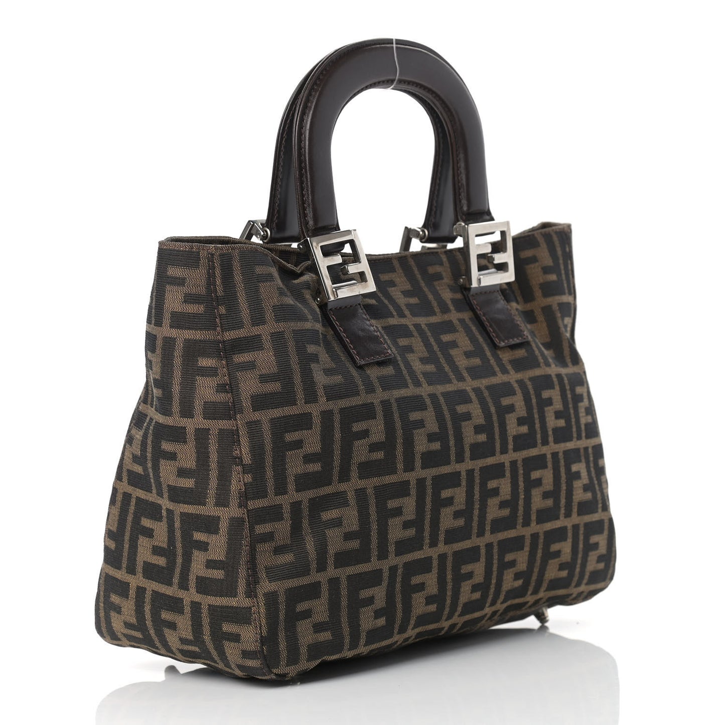 Zucca Top Handle Tote Tobacco