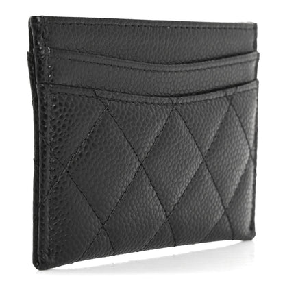 Chanel Caviar Quilted Card Holder Black 3 of 9