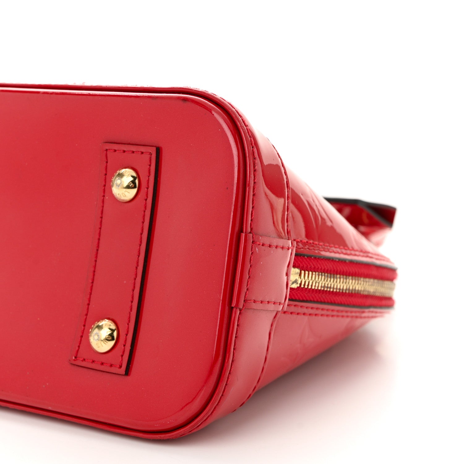 Louis Vuitton Vernis Alma BB Cherry 10 of 12