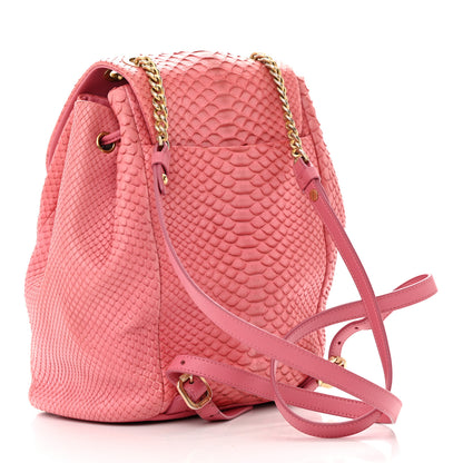 Chanel Snakeskin Backpack Light Pink 3 of 24