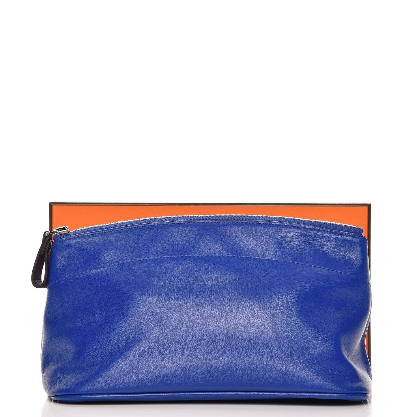 Lambskin Tohubohu Pouch PM Bleu Electrique Bleu Saphir