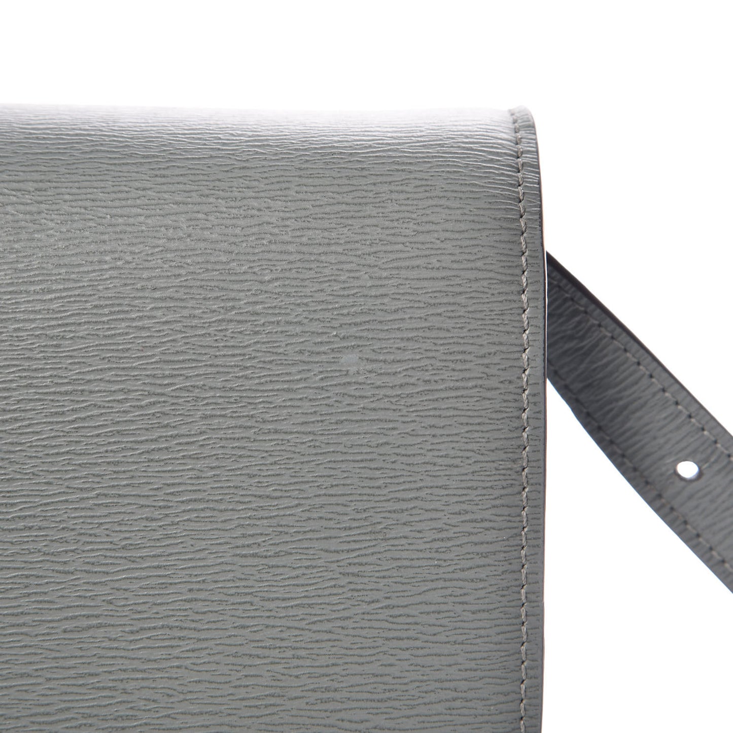 Liege Calfskin Medium Classic Box Flap Bag Storm