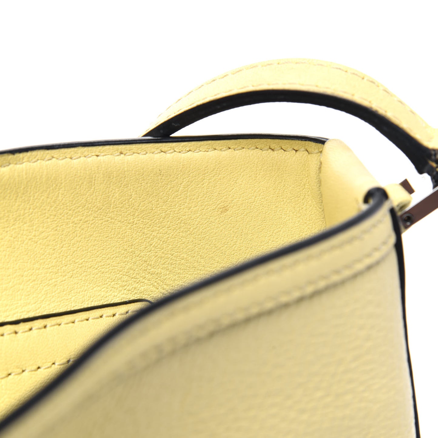 Calfskin Mini Claudia Crossbody Bag Yellow