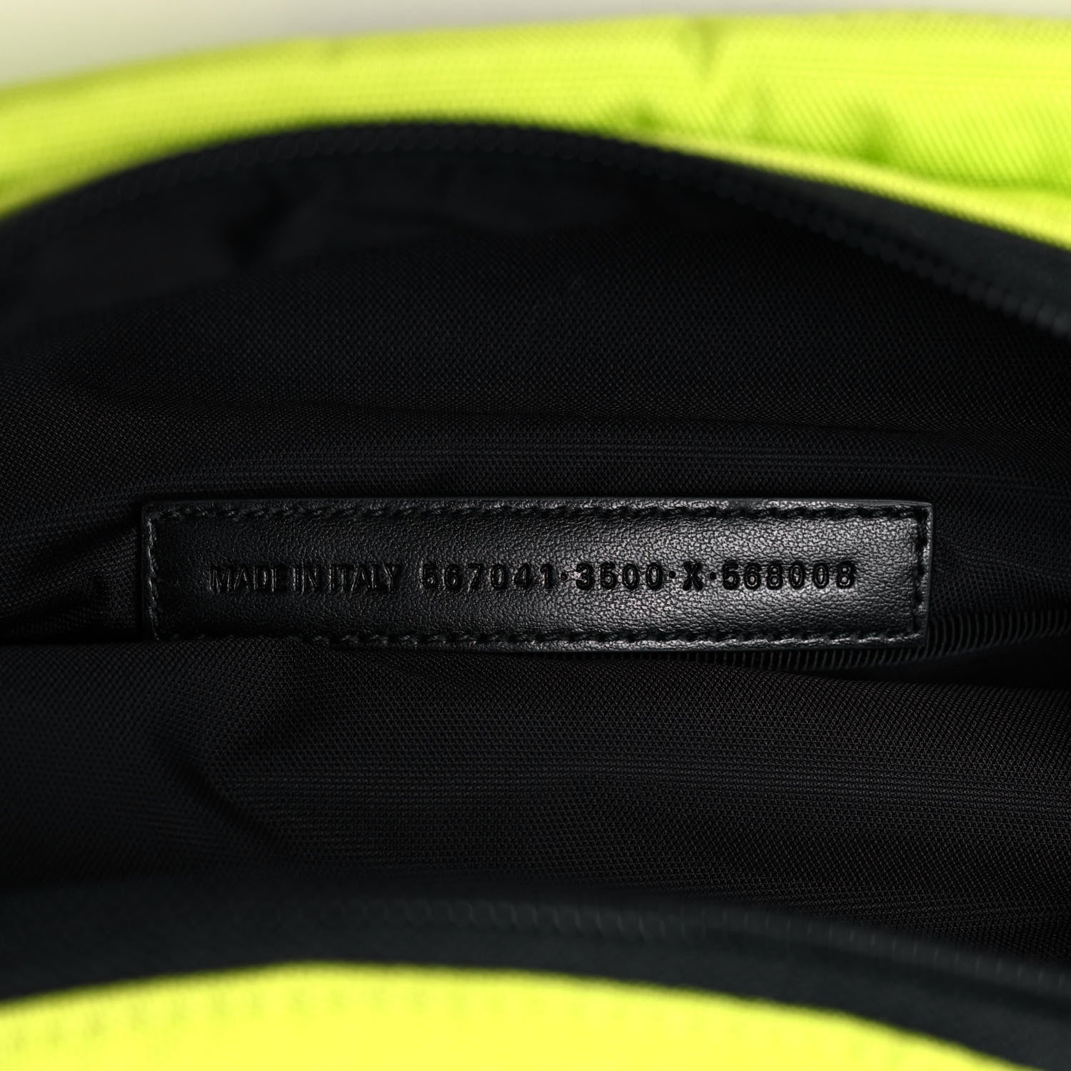 Balenciaga Nylon Canvas Explorer Belt Bag Acid Green 7 of 12