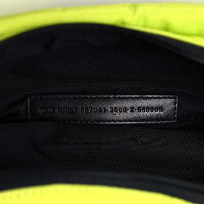Balenciaga Nylon Canvas Explorer Belt Bag Acid Green 7 of 12