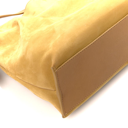 Loewe Nubuck Mini Flamenco Knot Clutch Desert 9 of 10