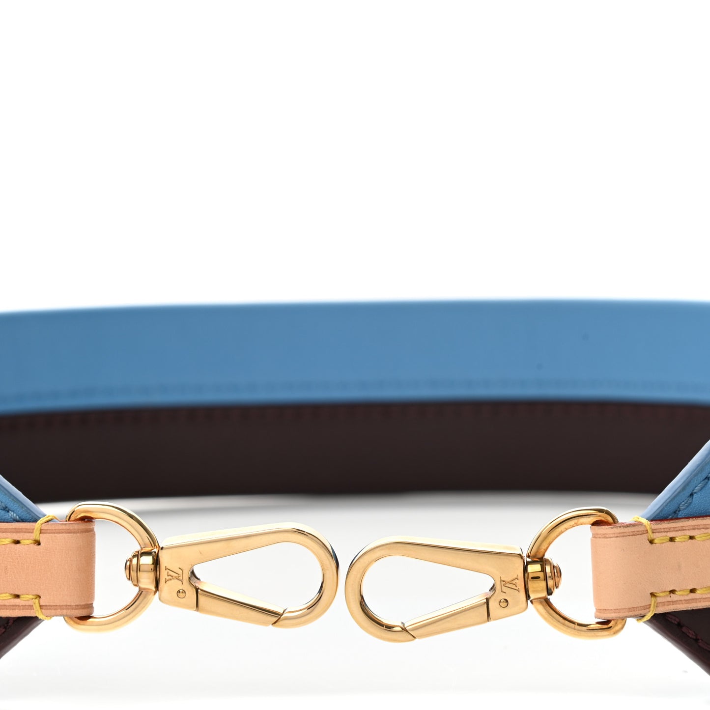 Calfskin Cluny MM Shoulder Strap Blue Glacial