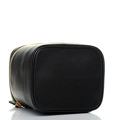 Chanel Caviar Vanity Cosmetic Case Black 3 of 4