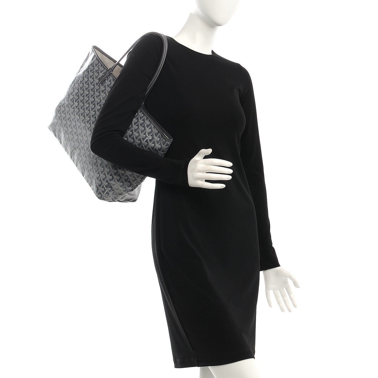 Goyard Goyardine Saint Louis PM Grey 2 of 7