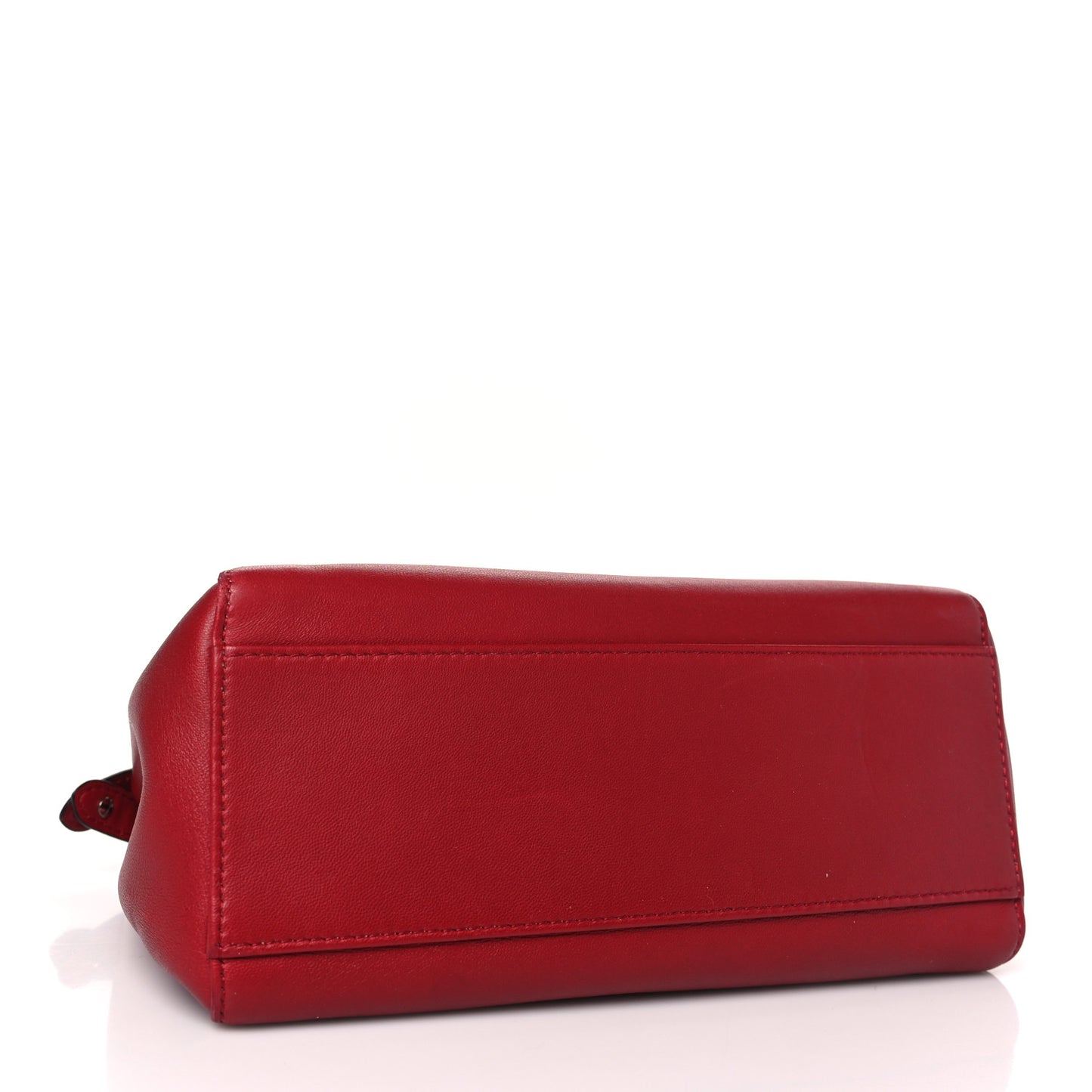 Nappa Elaphe Monster Eyes Mini Peekaboo Iconic Satchel Ruby Bois de Rose Natural