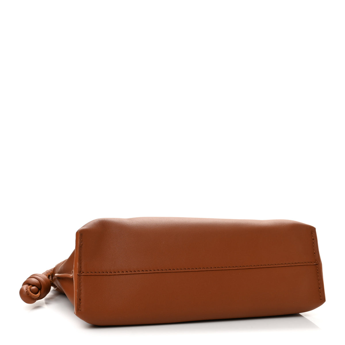 Calfskin Mini Flamenco Knot Clutch Squirrel
