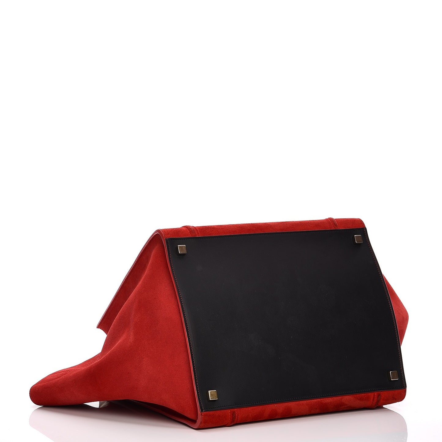 Suede Medium Phantom Luggage Vermillion