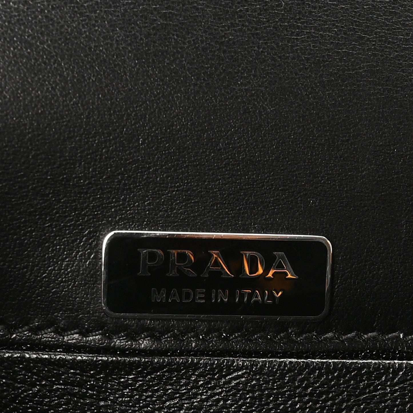 City Calf Saffiano Studded Cahier Bag Black