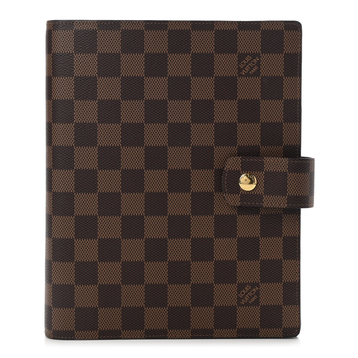 Damier Ebene Large Ring Agenda Cover